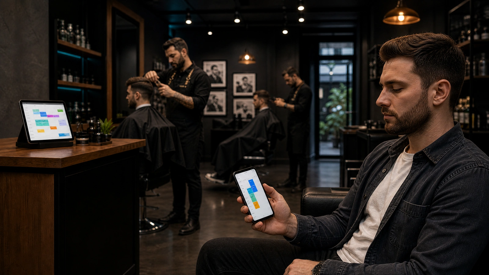 Barbería aumentando sus reservas mediante una agenda online y un sistema de turnos